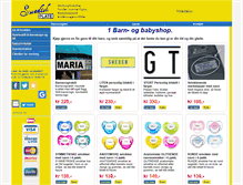 Tablet Screenshot of barn-baby-navne-gaver-shop.com